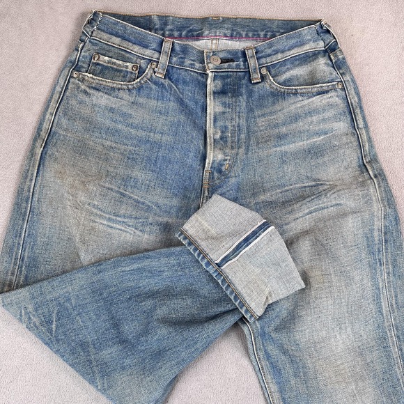 Ordinary Fits Jeans Mens 28 Selvedge Denim Made in Japan Button Fly Vintage
